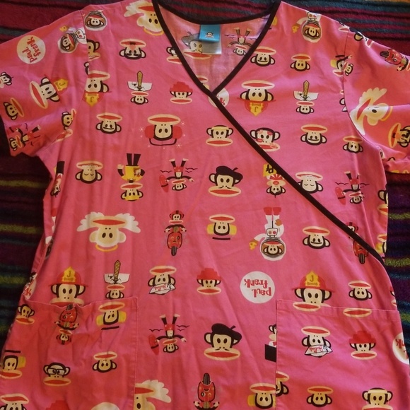 Paul Frank Scrub Tops - Picture 2 of 5